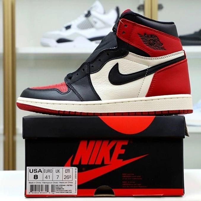 'BRED AIR OG RETRO HIGH 1 TOE' JORDAN 0928